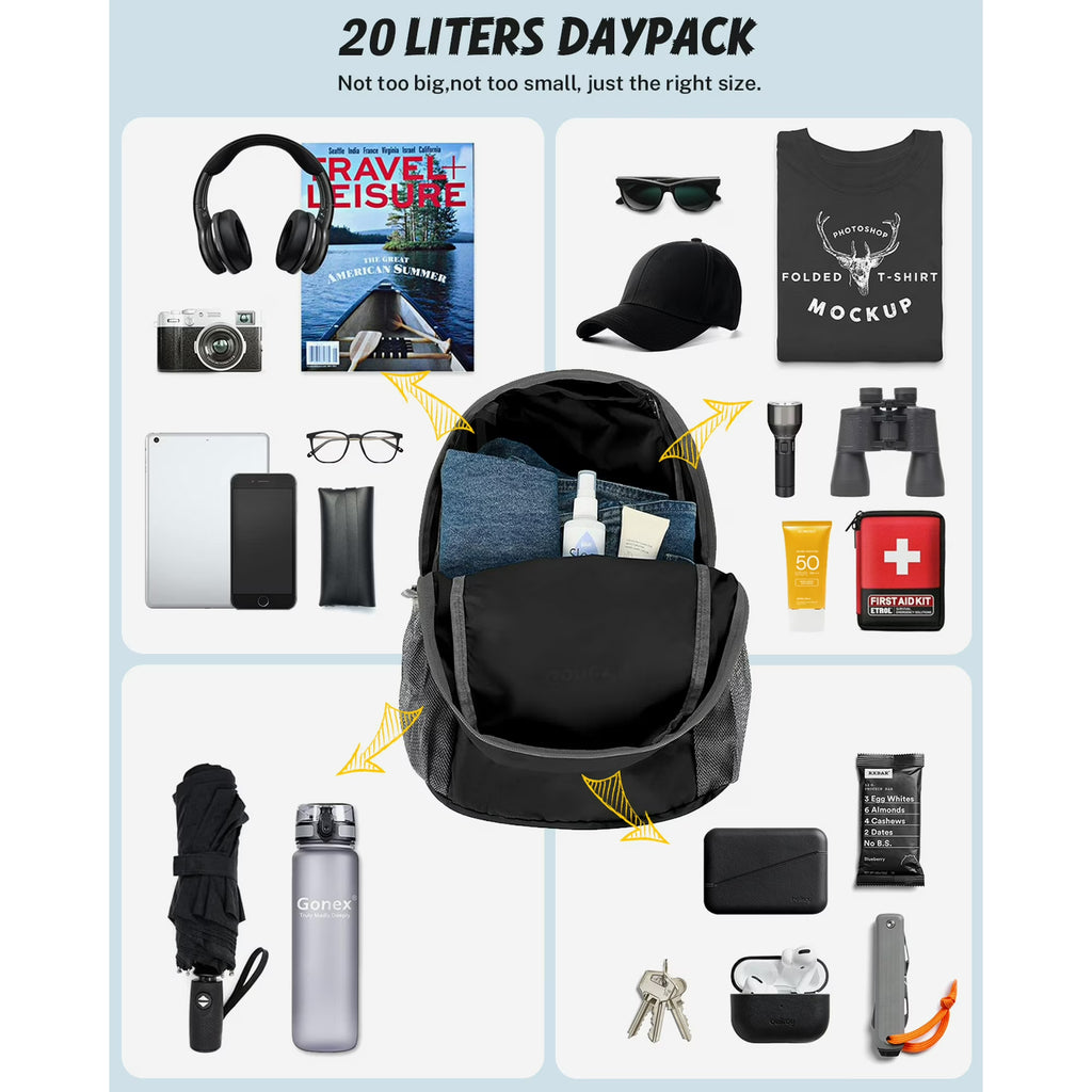 Gonex 20L Packable Backpack