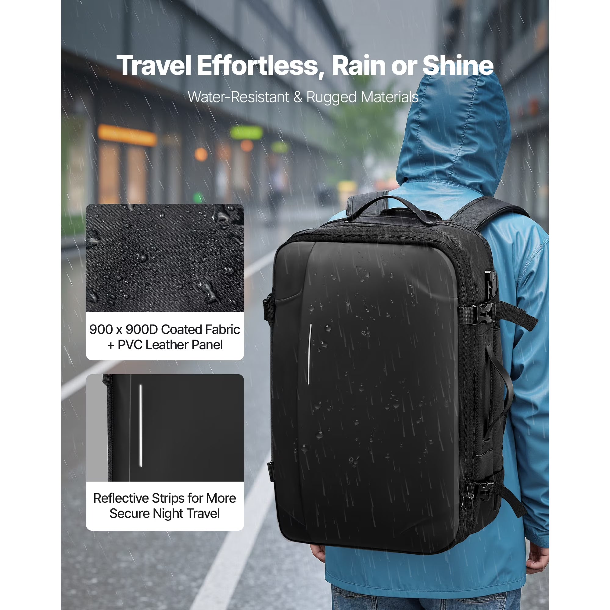 VEVOR 65L Vacuum Travel Backpack
