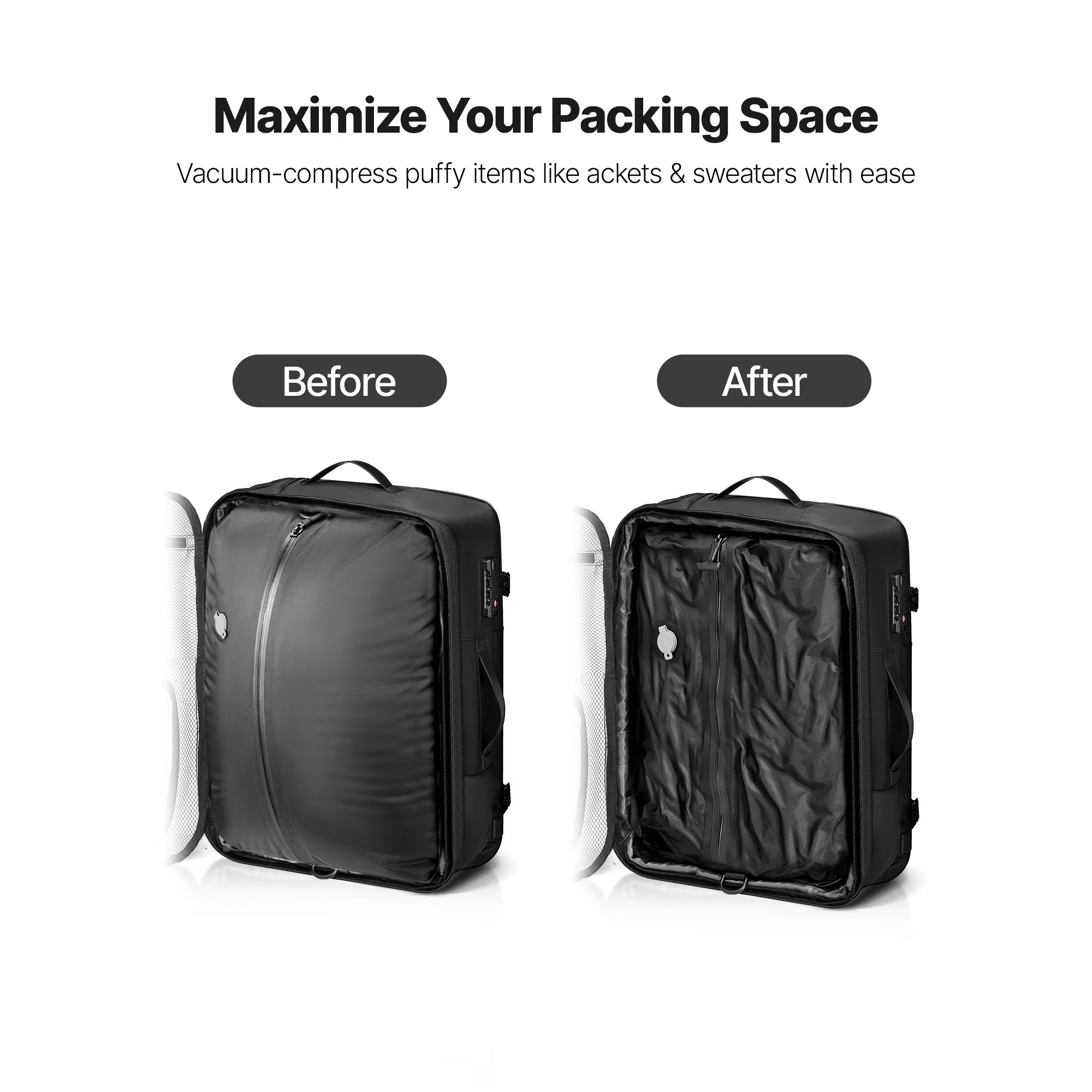 VEVOR 65L Vacuum Travel Backpack