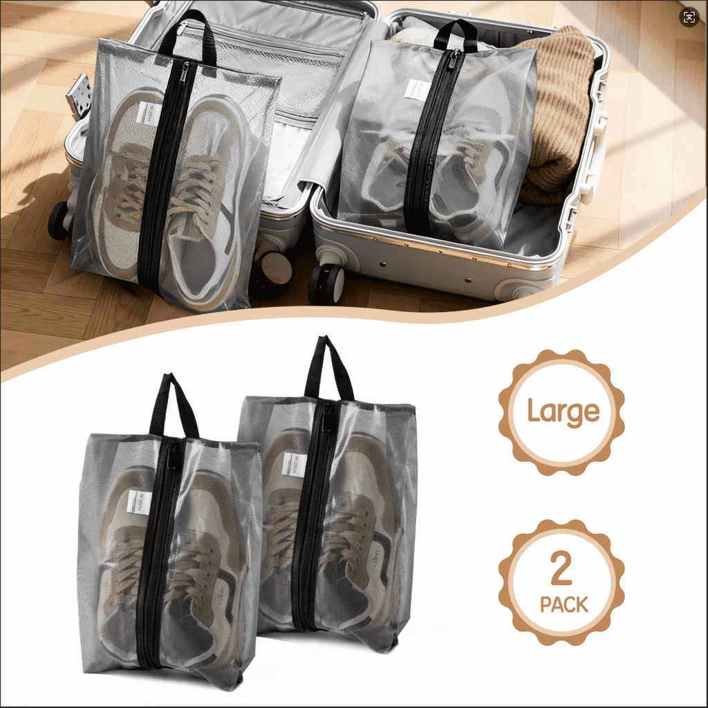 Vusign 2-Pack Travel Shoe Bags