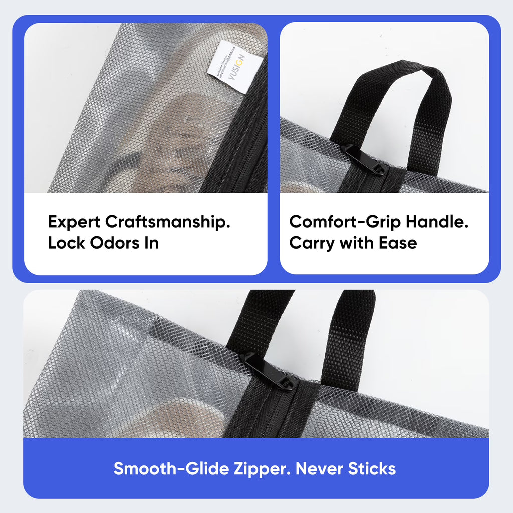 Vusign 2-Pack Travel Shoe Bags